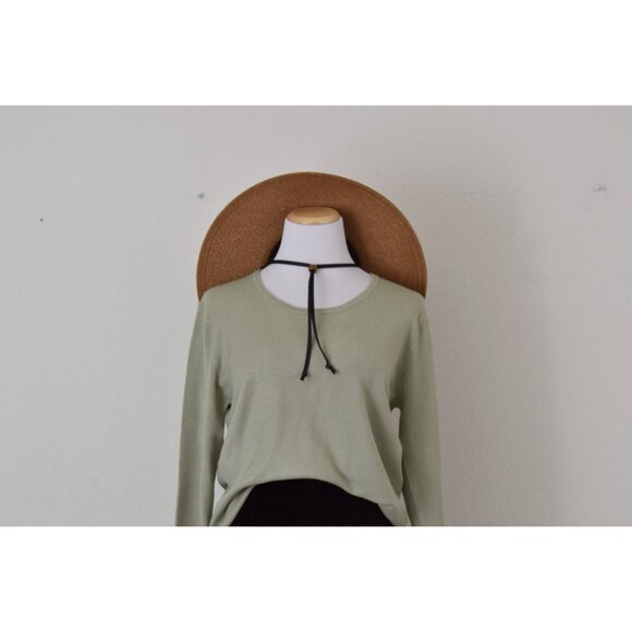 Vintage 90s Sage Acrylic/Nylon/Spandex Light Sweater size L - Picture 6 of 10
